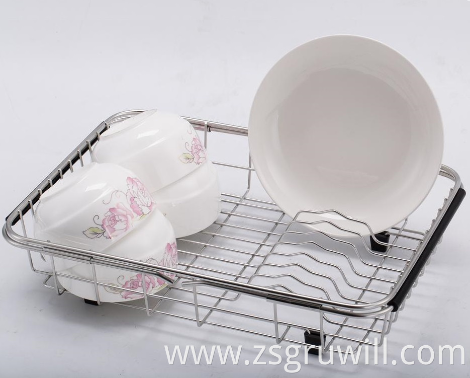 Stainless Steel Drainer baskets kitchen containers organization food storage dish bowl drying baskets